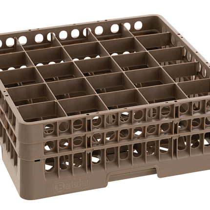 Gläserkorb, 25 Fächer