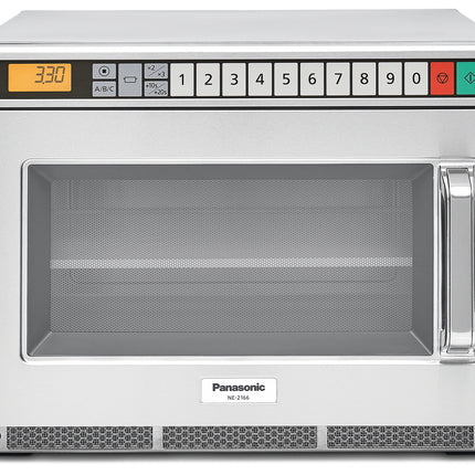 Panasonic NE-2166WEPG Profi-Kompaktmikrowelle 2100 W | Inverter-Technologie | Programmierbar | 18 Liter