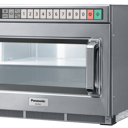Panasonic NE-2166WEPG Profi-Kompaktmikrowelle 2100 W | Inverter-Technologie | Programmierbar | 18 Liter