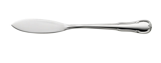 12 Stück WMF Fischmesser BAROCK versilbert