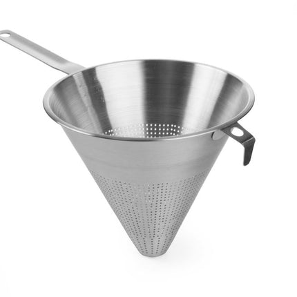 HENDI Spitzsieb mit Randhalterung – 435 × 235 × 220 mm – Produktansicht