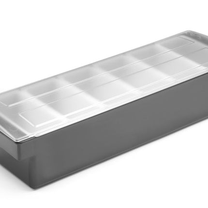 BarUp Zutatenbehälter – 6 Fächer – 480 × 150 × 100 mm – weitere Produktansicht