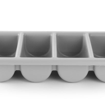 HENDI Besteckbehälter – Hellgrau – 530 × 325 × 100 mm – Produktansicht