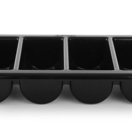 HENDI Besteckbehälter – Schwarz – 530 × 325 × 100 mm – Produktansicht