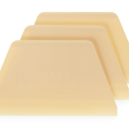 HENDI Teigschaber – trapezförmig – 216 × 128 mm – 3 Stück – weitere Produktansicht