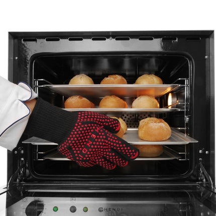 HENDI Grillhandschuhe hitzebeständig – 300 mm – 2 Stück – weitere Produktansicht