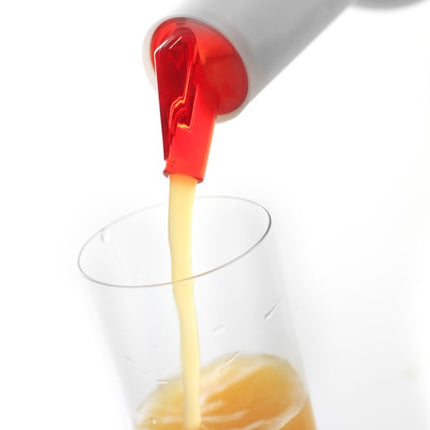 BarUp Dosier- und Aufbewahrungsflasche – 0.8 l – Weiß – Ø 90 × H 300 mm – weitere Produktansicht