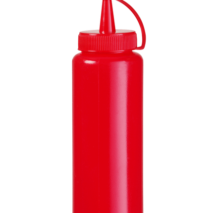 HENDI Spenderflasche – 0.7 l – Rot – Ø 70 × H 245 mm – Produktansicht