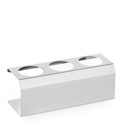 HENDI Spenderflaschen-Halter – 3-fach – Ø 50 mm – 209 × 80 × 78 mm – Produktansicht