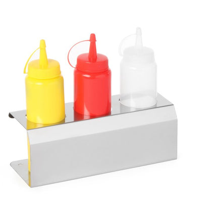 HENDI Spenderflaschen-Halter – 3-fach – Ø 50 mm – 209 × 80 × 78 mm – weitere Produktansicht