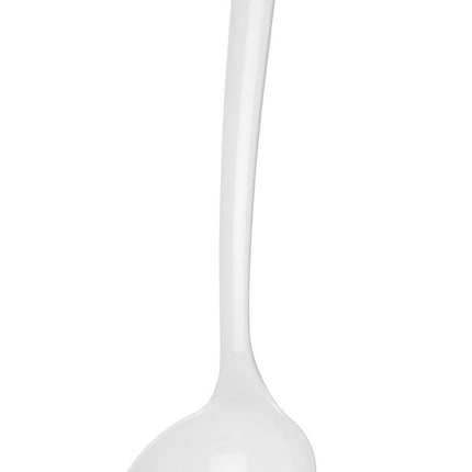 HENDI Saucenlöffel – 0.14 l – Weiß – 300 × 93 mm – Produktansicht