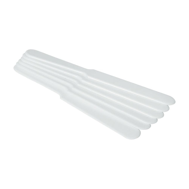BarUp Bierabstreicher – Weiß – 235 × 26 mm – 6 Stück – Produktansicht