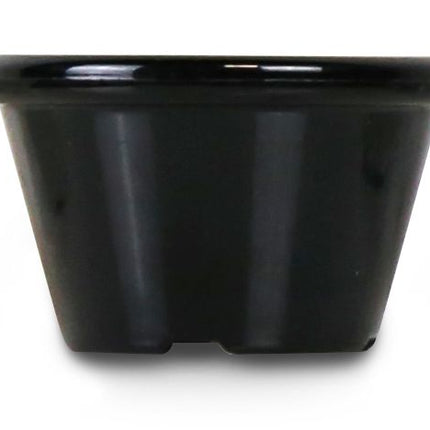 HENDI Auflaufförmchen – 0.045 l – Schwarz – Ø 60 × H 35 mm – 12 Stück – Produktansicht