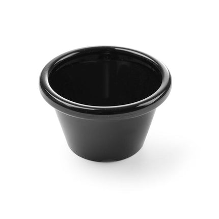 HENDI Auflaufförmchen – 0.045 l – Schwarz – Ø 60 × H 35 mm – 12 Stück – weitere Produktansicht