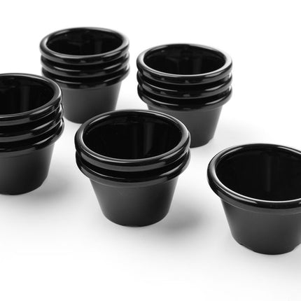 HENDI Auflaufförmchen – 0.045 l – Schwarz – Ø 60 × H 35 mm – 12 Stück – weitere Produktansicht