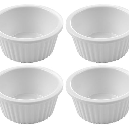 HENDI Auflaufförmchen – 0.035 l – Ø 60 × H 25 mm – 4 Stück – Produktansicht