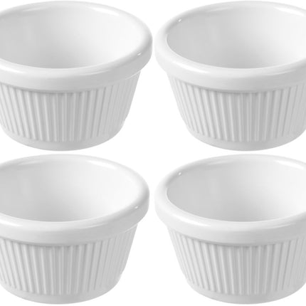 HENDI Auflaufförmchen – 0.05 l – Ø 70 × H 35 mm – 4 Stück – Produktansicht