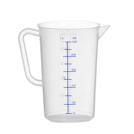 HENDI Messbecher – Polyproylen – Kitchen Line – 0.5 l – Ø 90 × H 140 mm – Produktansicht