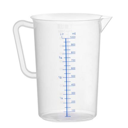 HENDI Messbecher – Polyproylen – Kitchen Line – 1 l – Ø 110 × H 170 mm – Produktansicht