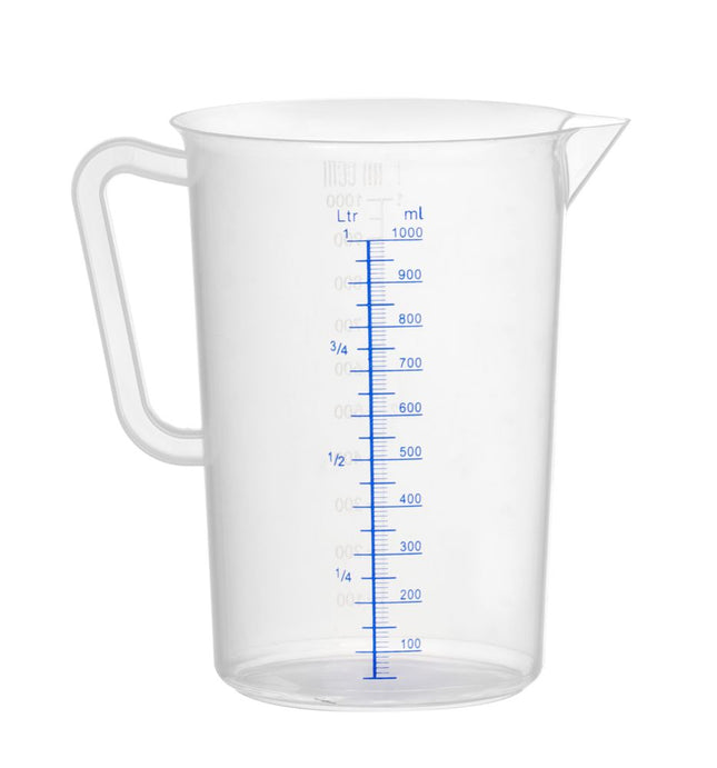 HENDI Messbecher – Polyproylen – Kitchen Line – 1 l – Ø 110 × H 170 mm – Produktansicht