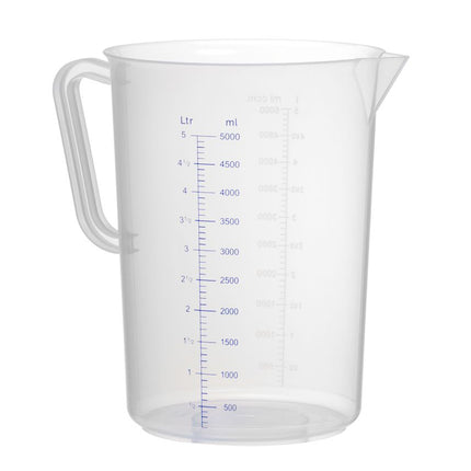 HENDI Messbecher – Polyproylen – Kitchen Line – 5 l – Ø 190 × H 270 mm – weitere Produktansicht