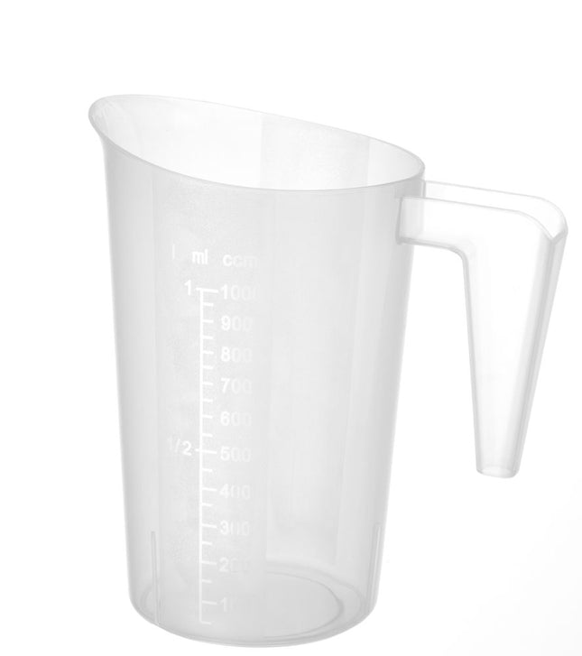 HENDI Messbecher – stapelbar – Budget Line – 1 l – Ø 124 × H 170 mm – Produktansicht