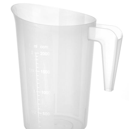 HENDI Messbecher – stapelbar – Budget Line – 2 l – Ø 160 × H 205 mm – Produktansicht