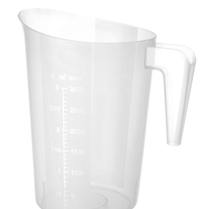 HENDI Messbecher – stapelbar – Budget Line – 3 l – Ø 181 × H 233 mm – Produktansicht
