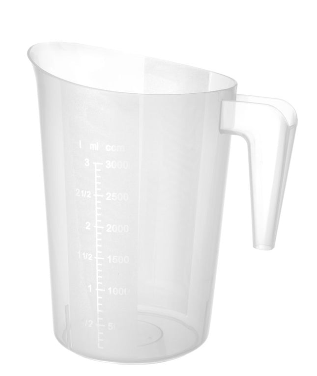 HENDI Messbecher – stapelbar – Budget Line – 3 l – Ø 181 × H 233 mm – Produktansicht