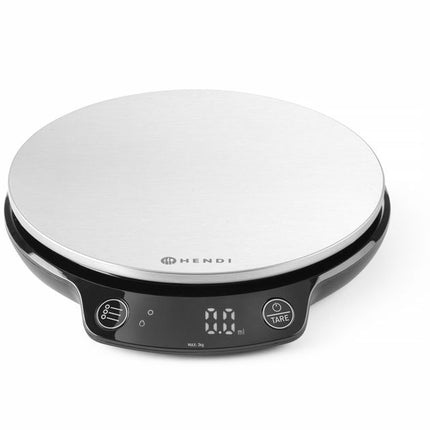 HENDI Küchenwaage 3 kg – 165 × 180 × 31 mm – Produktansicht