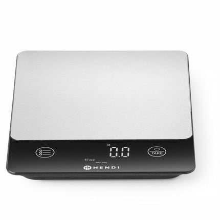 HENDI Küchenwaage 10 kg – 160 × 210 × 19 mm – Produktansicht
