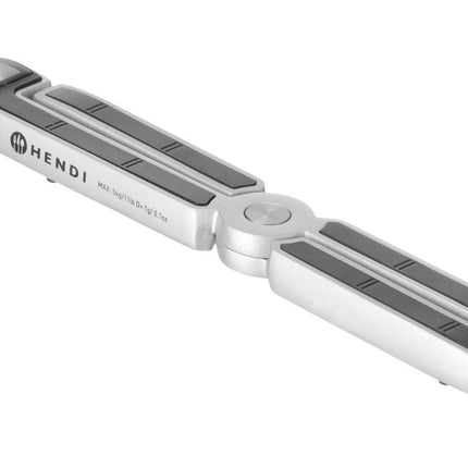HENDI Zusammenklappbare Küchenwaage – 219 × 180 × H 16 mm – Detailansicht