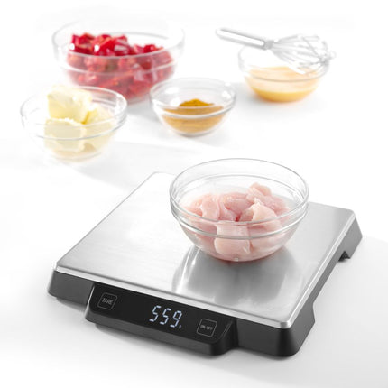 HENDI Küchenwaage 15 kg – 266 × 269 × 34 mm – weitere Produktansicht