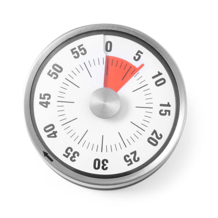 HENDI Analoge Küchenuhr – Ø 80 × H 30 mm – Produktansicht