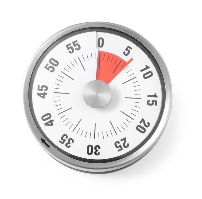 HENDI Analoge Küchenuhr – Ø 80 × H 30 mm – Produktansicht