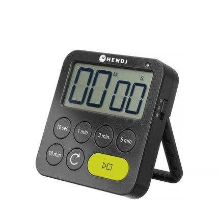 HENDI Timer – Schwarz – 82 × 20 × H 88 mm – Detailansicht