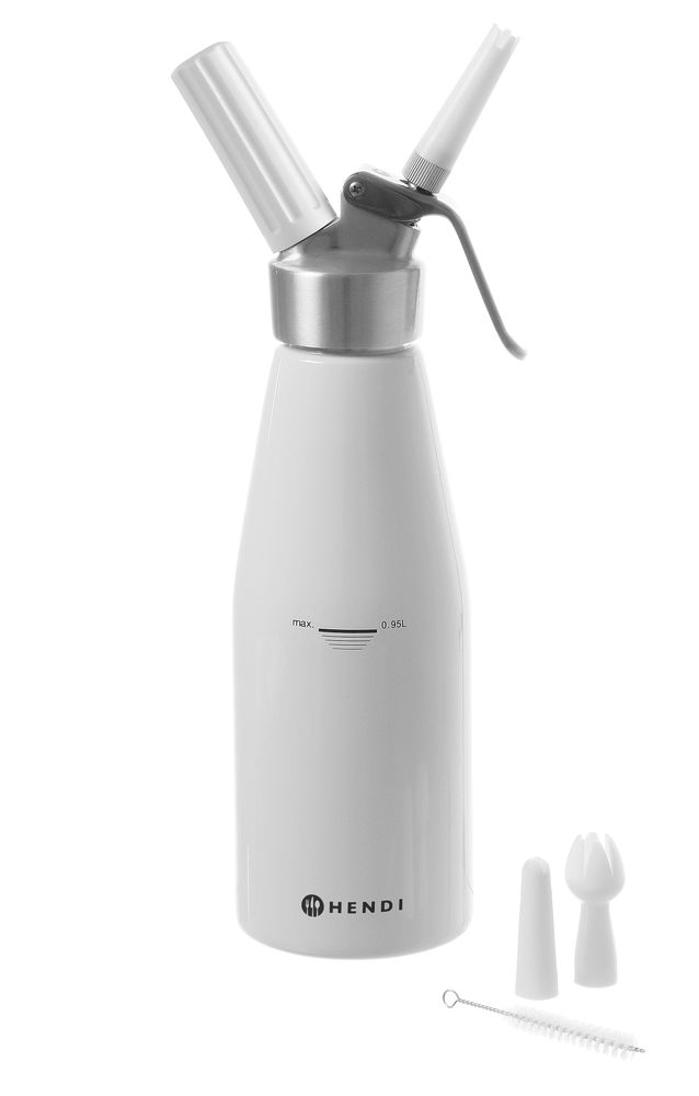 HENDI Sahnespender – Kitchen Line – 0.95 l – Ø 95 × H 320 mm – Produktansicht