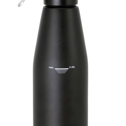 HENDI Sahnespender –  schwarz – Kitchen Line – 0 – 95 l – Ø 95 × H 320 mm – Weitere Produktansicht