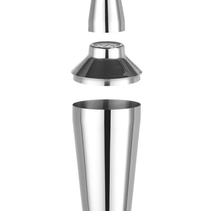 BarUp Cobbler Shaker – 3-teilig – 0.75 l – Silber – Ø 90 × H 255 mm – weitere Produktansicht