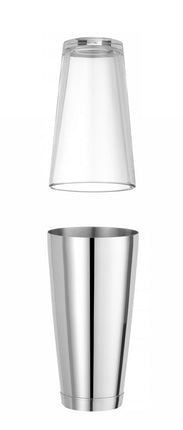 BarUp Boston Shaker – 0.8 l – Silber – Ø 90 × H 175 mm – weitere Produktansicht