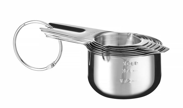 HENDI Messbecher - Set mit 7 Stk. – 140 × 85 × H 52 mm – Produktansicht