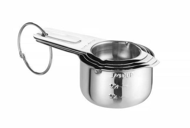 HENDI Messbecher - Set mit 4 Stk. – 135 × 80 × H 45 mm – Produktansicht