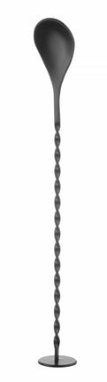 BarUp Barlöffel mit Stößel – Schwarz – 280 × 35 mm – Produktansicht