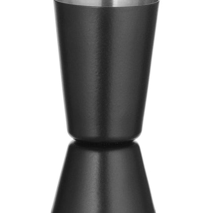 BarUp Barmaß 25 / 35 ml – Schwarz – Ø 40 × H 75 mm – Produktansicht