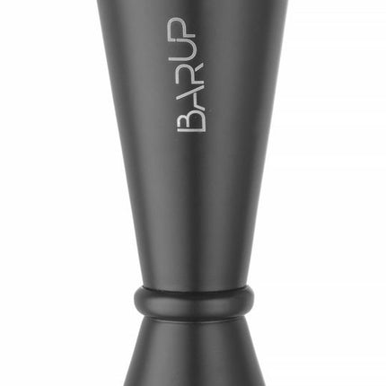 BarUp Barmaß 25 / 50 ml – Schwarz – Ø 44 × H 110 mm – Produktansicht