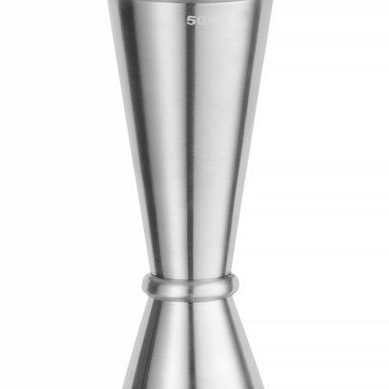 BarUp Jigger 25 / 50 ml – Ø 44 × H 110 mm – Produktansicht