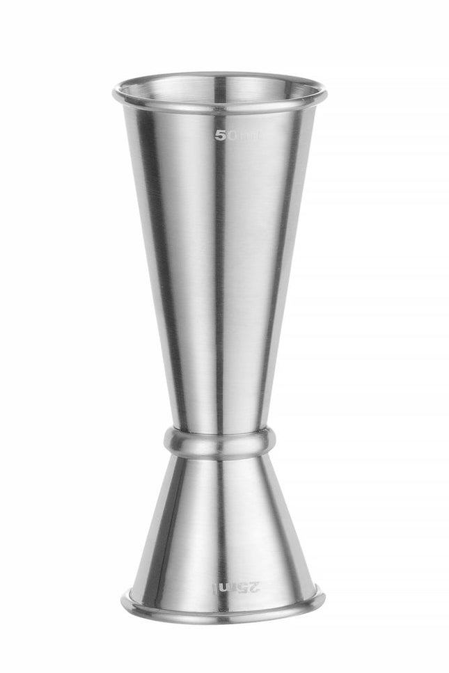 BarUp Jigger 25 / 50 ml – Ø 44 × H 110 mm – Produktansicht