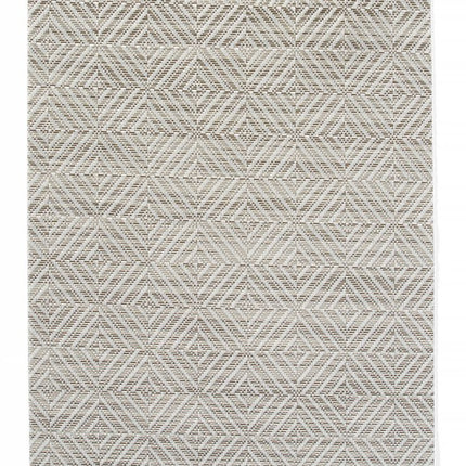HENDI Platzset –  geometrisches Muster – Silber – 450 × 300 mm – 6 Stück – Produktansicht