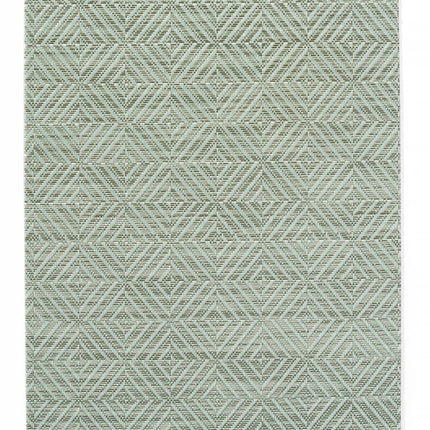 HENDI Platzset –  geometrisches Muster – Grün – 450 × 300 mm – 6 Stück – Produktansicht