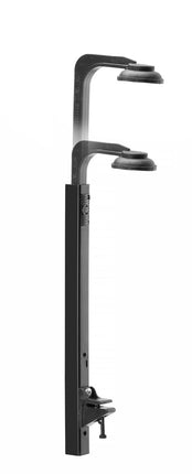 BarUp Regalflaschenhalter – tropffrei Wandhalterung – Schwarz – 160 × 45 × 350 mm – weitere Produktansicht